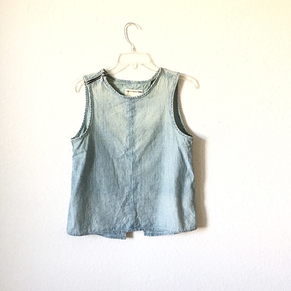 rag & bone Tops - Rag & Bone Denim Sleeveless Top!